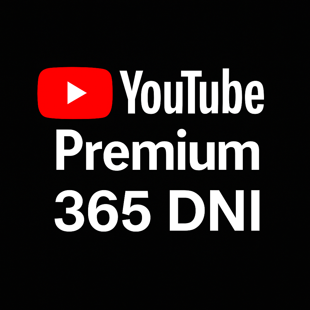 YouTube Premium - 365 dni - 12 miesięcy